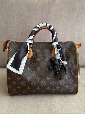 1999 Louis Vuitton Speedy 30 Vintage Monogram Canvas Bag